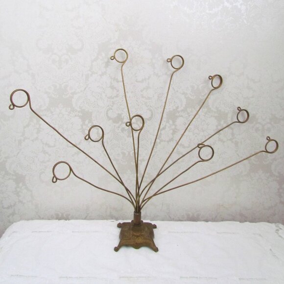 PHOTO DISPLAY, CARD & PICTURE HOLDER, VICTORIAN STYLE DECOR, VERY FLEXIBLE - Picture 2 of 3